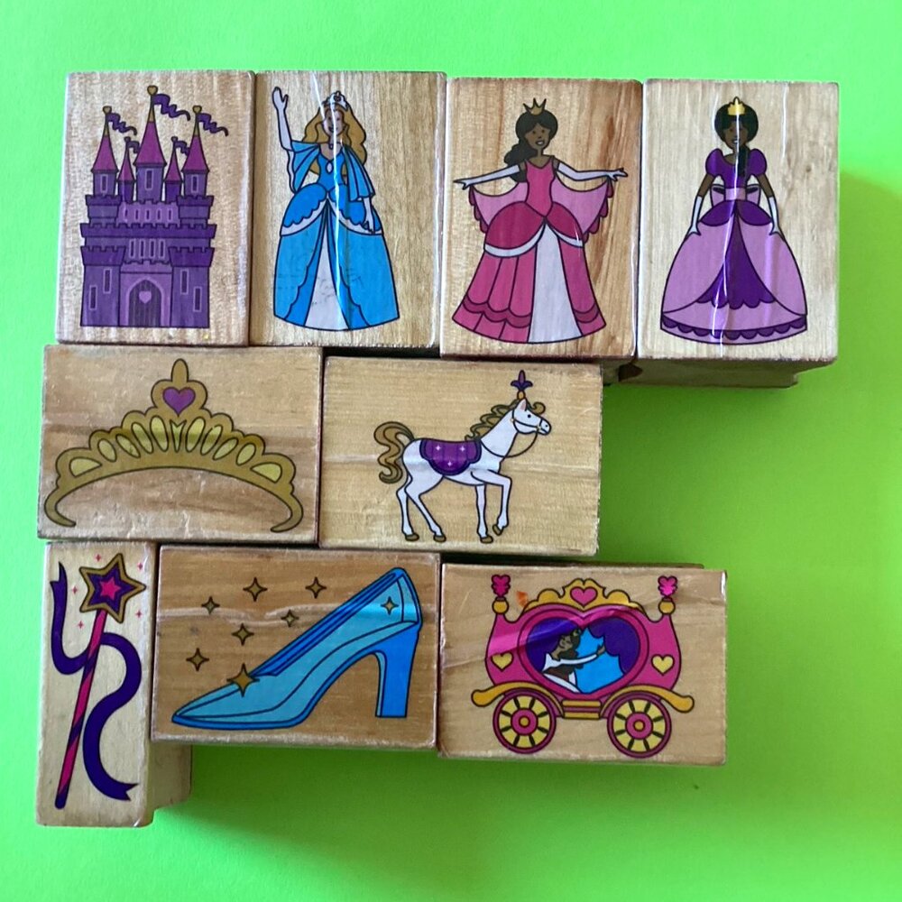 Cinderella Princess Rubber Stamp collection